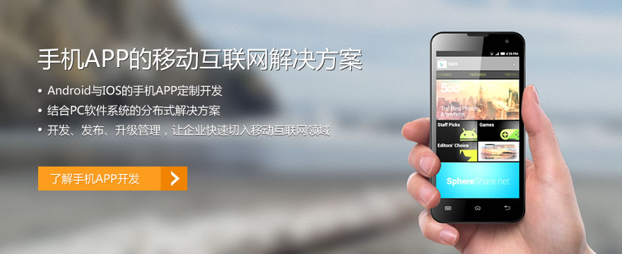 手機APP的互聯網解決方案